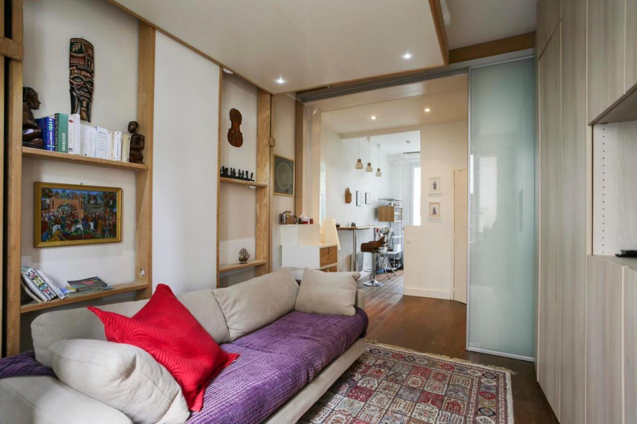 Hidden Abode With Large Patio In Buttes-Chaumont - Paris Parijs Buitenkant foto